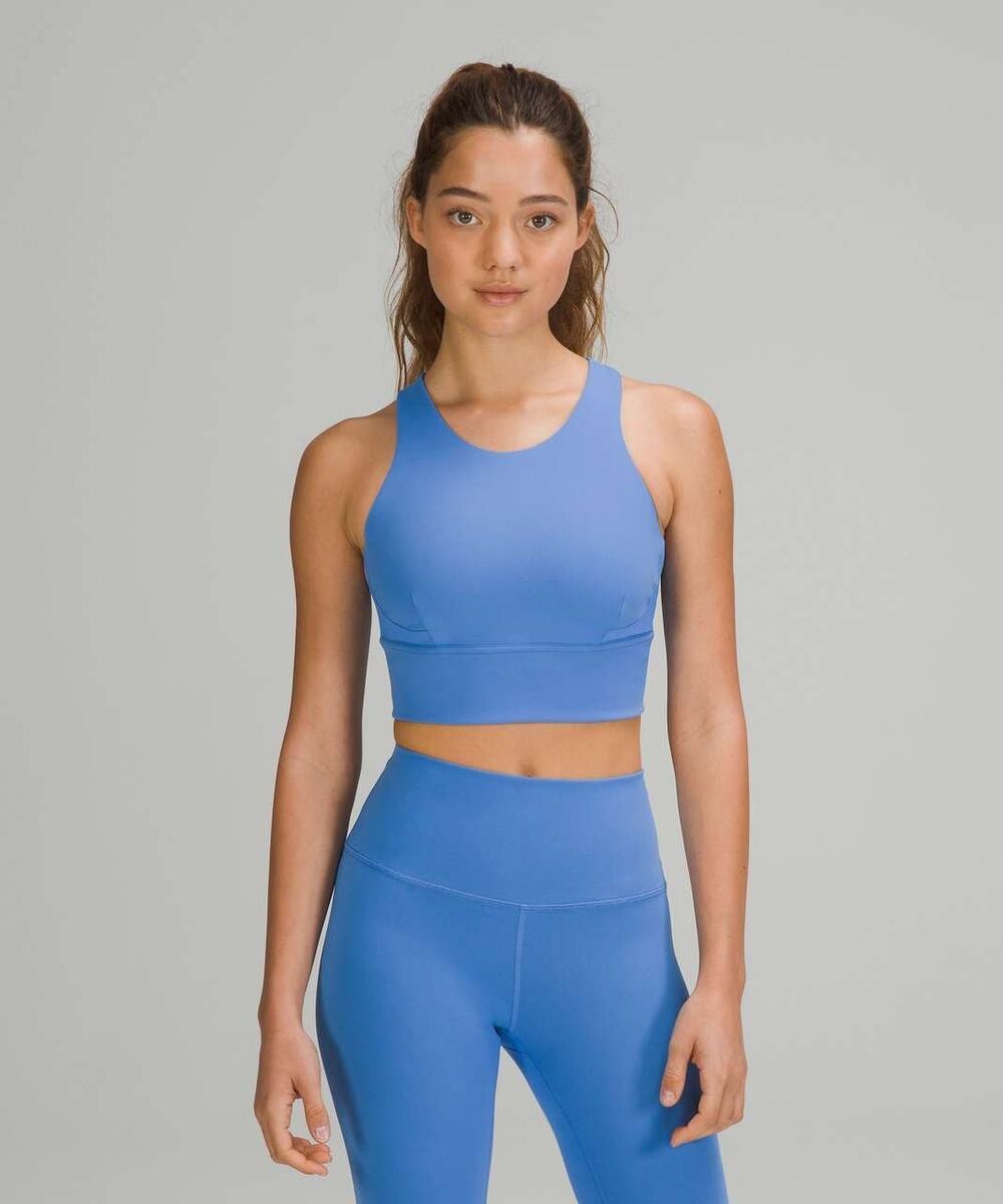 Lululemon | Wunder Train Longline Medium Support Cropped Sports Bra Activewear